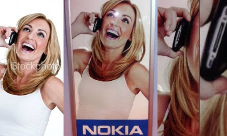 FAIL ได้อีกเมื่อแบนเนอร์ Nokia เอา iPhone มาโปรโมต ส่วนโฆษณา BlackBerry ดันใช้ HTC ซะงั้น!