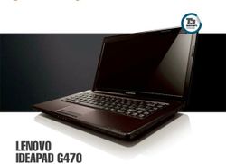 LENOVO  IDEAPAD G470 เข้มดุดัน รับประกันว่ายอดเยี่ยม 