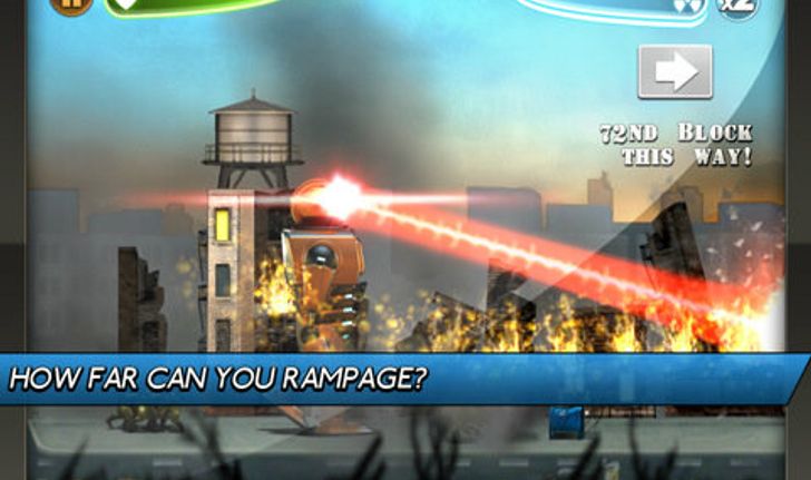 Robot Rampage HD หุ่นยักษ์ล้างโลกสำหรับ iPad แจกฟรีแล้ว รีบหน่อยเวลาจำกัด!!