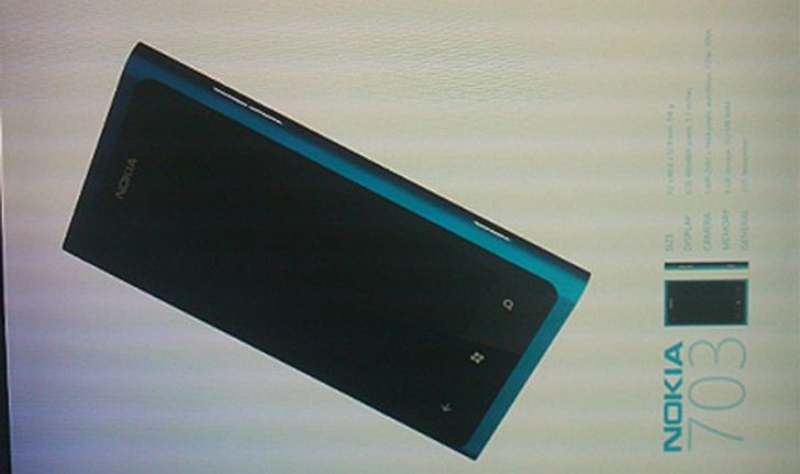 หลุดอีกหนึ่งโนเกีย 703 สมาร์ทโฟน  Windows 7 ตัวใหม่ล่าสุด