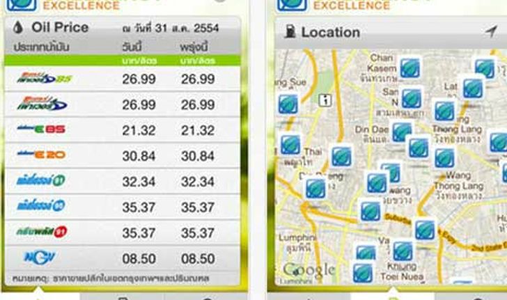 บางจาก ออกแอพ iPhone เช็คราคาน้ำมัน และปั้มทั่วประเทศ
