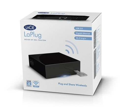 แชร์ข้อมูลแบบไร้สายด้วย LaPlug จาก LaCie