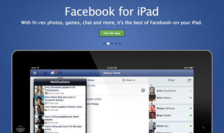 สิ้นสุดการรอคอย! Facebook for iPad เปิดใช้งานอย่างเป็นทางการแล้ว