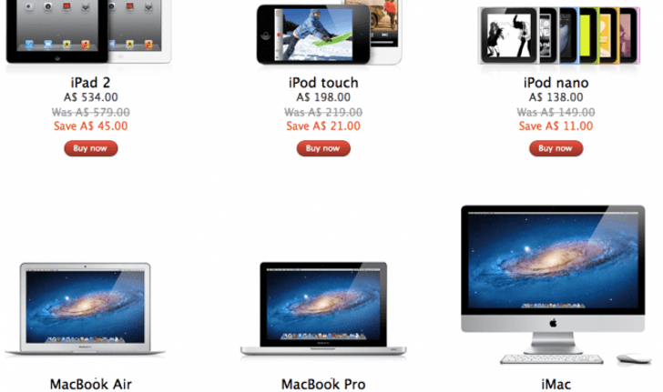 Apple Online Store เริ่มลดราคา iPad, iPod, MacBook รับ Black Friday แล้ว!