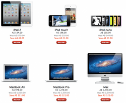 Apple Online Store เริ่มลดราคา iPad, iPod, MacBook รับ Black Friday แล้ว!