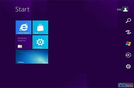 Windows 8 build 8158 หลุด! ฟีเจอร์ใหม่ และCharm Bar ที่เปลี่ยนไป