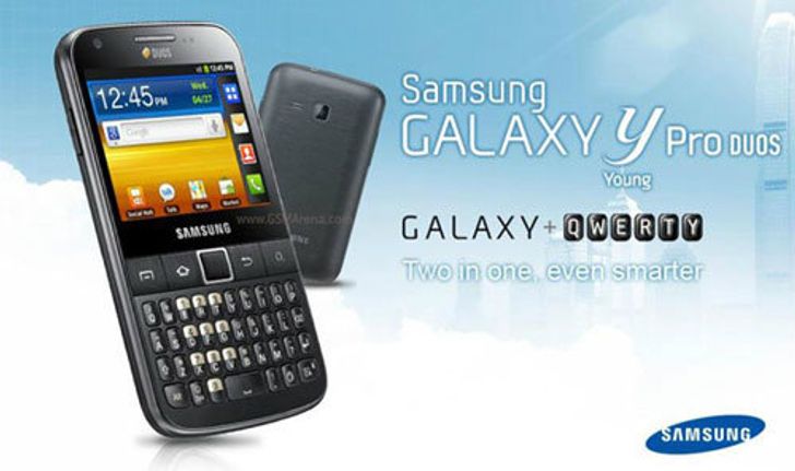 Samsung เตรียมส่ง Galaxy Y Pro แบบ 2 SIM ลงตลาด