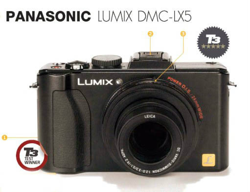 PANASONIC LUMIX DMC-LX5 สุดยอดกล้องคอมแพคท์