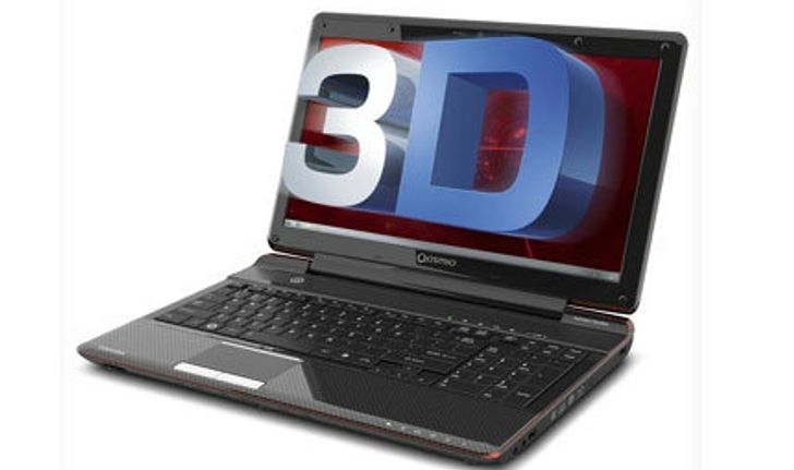 Toshiba Qosmio F755 ที่มาพร้อมจอ 3D แบบไม่ต้องใช้แว่น