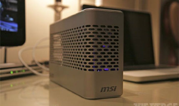 MSI GUS II กล่องใส่กราฟิกการ์ดแยกเสริมพลังให้กับ MacBook