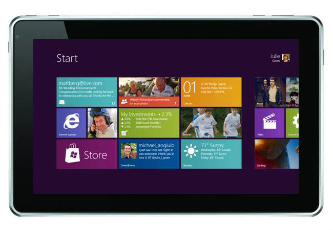 แท็บเล็ตชิปประมวลผล Intel Atom Windows 8 เริ่มต้นที่ $599 !!!