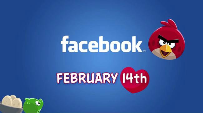 Angry Birds เจอกันแน่บน Facebook ใน14 กุมภาพันธ์นี้