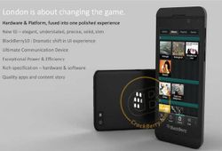 BlackBerry London ว่าที่สมาร์ตโฟนรุ่นต่อไปของ BlackBerry