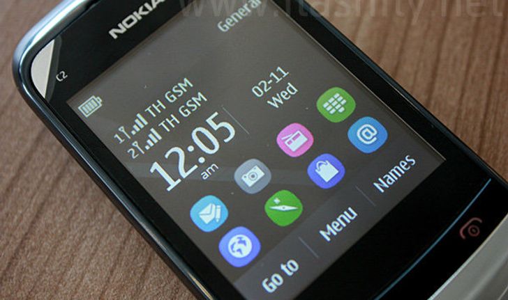 Nokia C2-06 ฟีเจอร์โฟน 2 Sim แบบ Touch and Type ราคาประหยัดวัสดุคุณภาพเยี่ยม