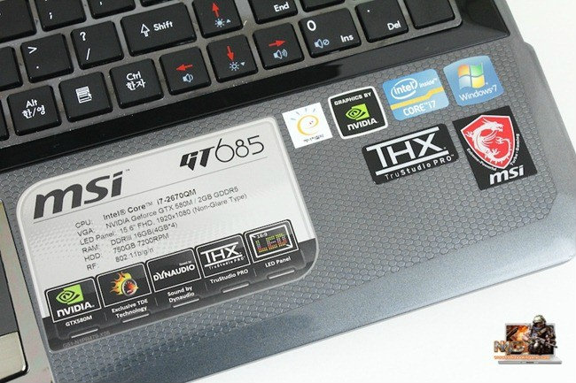 Review : msi GT685 สุดยอด Notebook เอาใจคอเกม