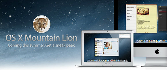 Apple เผยโฉมสิงโตตัวใหม่ในชื่อ “OS X Mountain Lion”