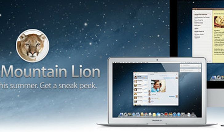 Apple เผยโฉมสิงโตตัวใหม่ในชื่อ “OS X Mountain Lion”