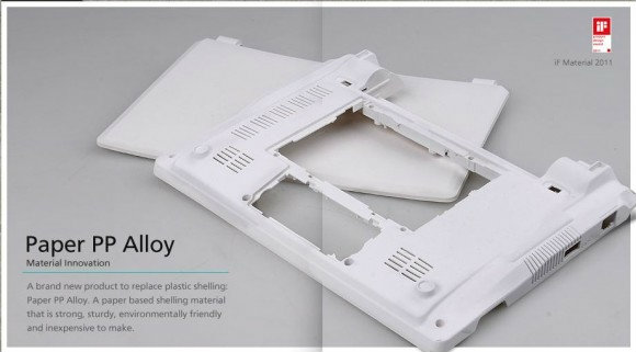 Paper PP Alloy ใช้กระดาษแทนพลาสติกทำตัวเครื่องโน้ตบุ๊ก