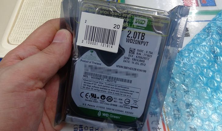 WD Green ฮาร์ดดิสก์ 2.5 นิ้วขนาด 2TB จุได้สะใจ ออกวางขายแล้ว