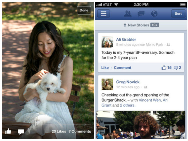 App Facebook สำหรับ Android และ iOS อัปเดตแล้วจ้า