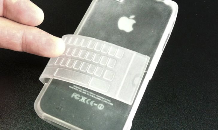 ว้าว!เคส iPhone ปุ่มใสพับได้จิ้มสะดวก