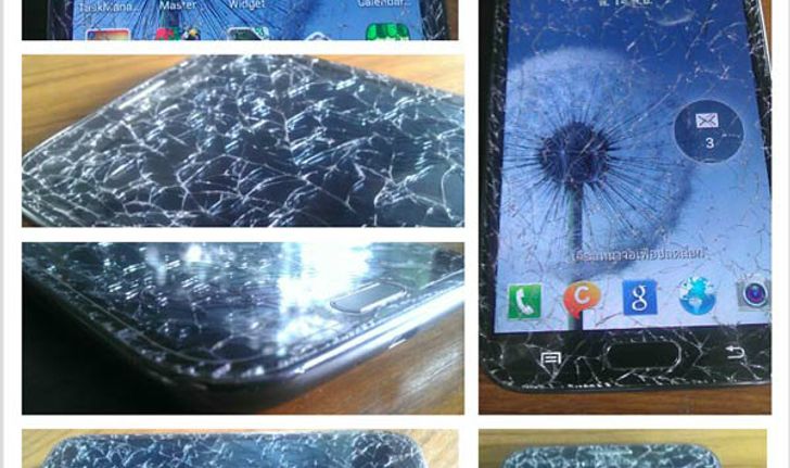 Samsung Galaxy Note2 จอแตกละเอียด (มีรูป)