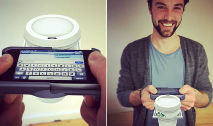 แชท iPhone ถือถ้วยกาแฟด้วยทำได้ปะ?
