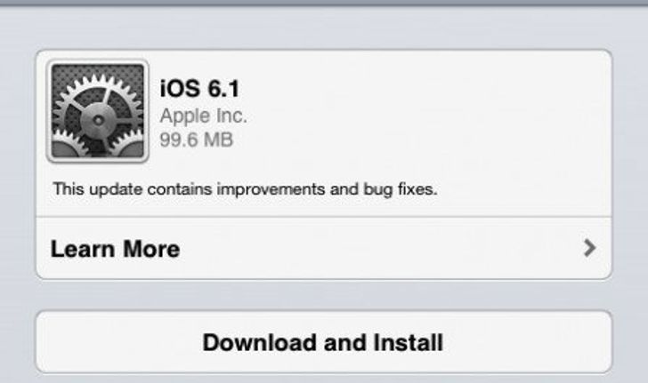 คลอดแล้วจ้า "iOS 6.1" รองรับ LTE, ใช้งาน Siri ดีขึ้น ฯลฯ