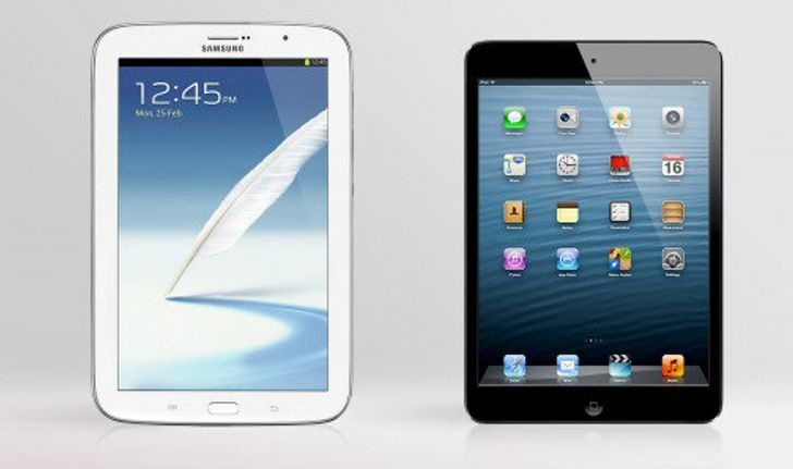 เทียบ Samsung Galaxy Note 8.0 vs. Apple iPad mini