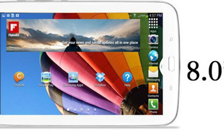 Samsung เผยสเปกแท็บเล็ต Galaxy Tab 3 8.0″แล้ว