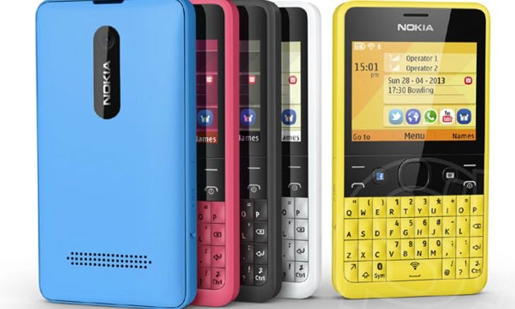 Nokia Asha 210 สมาร์ทโฟนสองซิมพร้อมปุ่มลัด Facebook