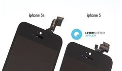 เปรียบเทียบ ชิ้นส่วนภายใน ระหว่าง iPhone 5S  และ iPhone 5