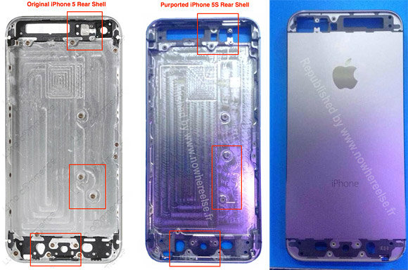เผยอีกชุด ภาพชิ้นส่วนภายใน iPhone 5S (ไอโฟน 5S) คาดหน้าจอใหญ่ขึ้นเป็น 4.3 นิ้ว