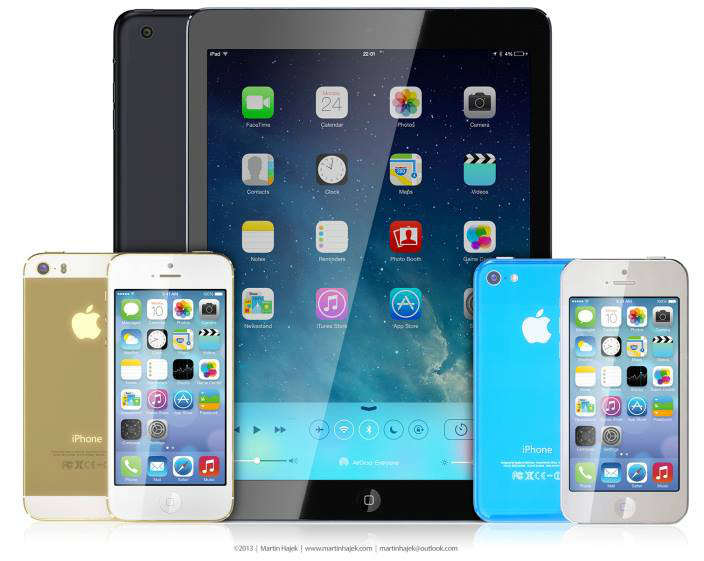 ประกาศ โค้งแตก !! iPhone 5S ,5C , iOS7 และ iPad 2 รุ่น