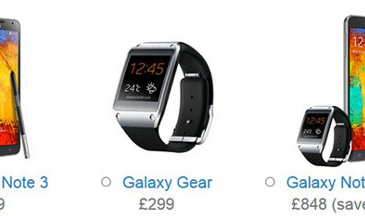 ราคา Samsung Galaxy Note 3 และ Galaxy Gear ในอังกฤษ จะเริ่มต้นที่ 31,500 บาท