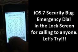 ระวัง!!! iOS 7 ใช้ Emergency call โทรหาใครก็ได้จ้า