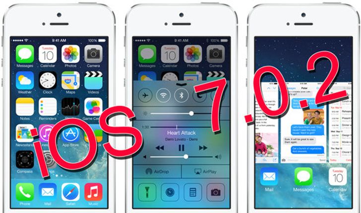 iOS 7.0.2 ปล่อยให้อัพเดตแล้ววันนี้