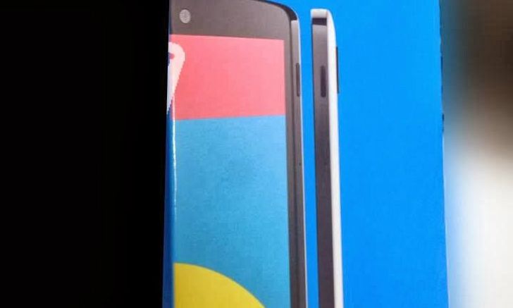 ภาพหลุดกล่อง Nexus 5 ตัวเครื่องสีขาว