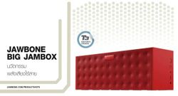 JAWBONE BIG JAMBOX นวัตกรรมพลังเสียงไร้สาย