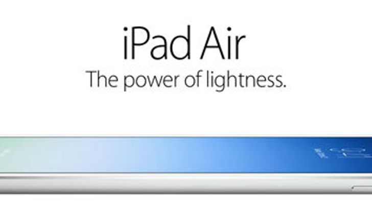 iPad Air เปิดตัวแล้ว ! ใช้ชิป Apple A7 เบาสุดเพียง 469 กรัม