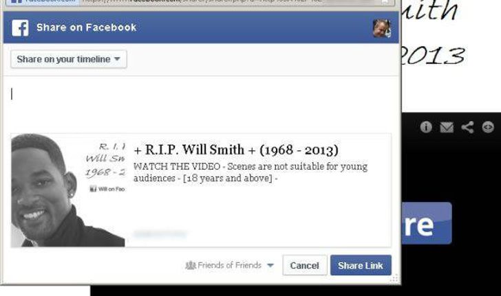 เตือนภัย!! ข่าวข้อความหลอกลวงเรื่องคนดังเสียชีวิต R.I.P ใน Facebook