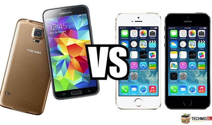 เปรียบเทียบสเปค Samsung Galaxy S5 vs iPhone 5S