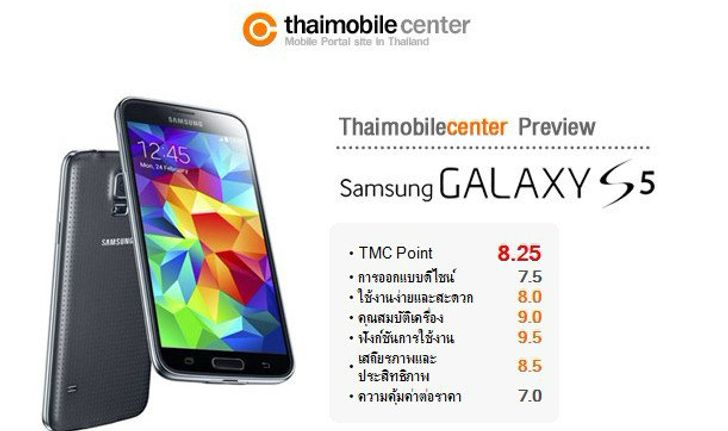 ครั้งแรกกับการพรีวิว (Preview) Samsung Galaxy S5