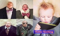 จับลูกน้อยถ่ายรูปขึ้น IG กับเทรนด์ใหม่ “Baby Suiting”