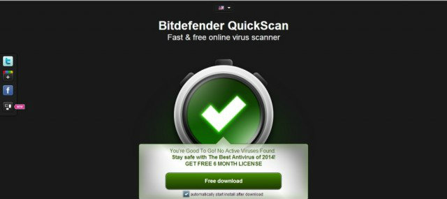 Bitdefender สแกนไวรัสออนไลน์ สะดวกใช้ ไม่เสียเงิน
