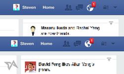 เมื่อ!! ลูกโลกใน Facebook เปลี่ยนซีกได้