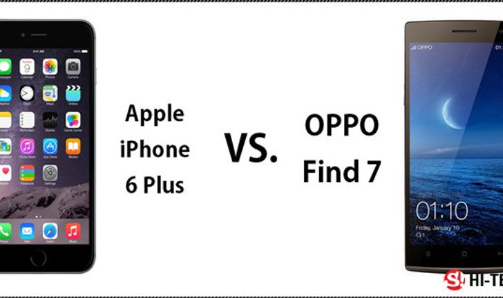 เปรียบเทียบประสิทธิภาพ iPhone6 plus VS  OPPO Find7!!