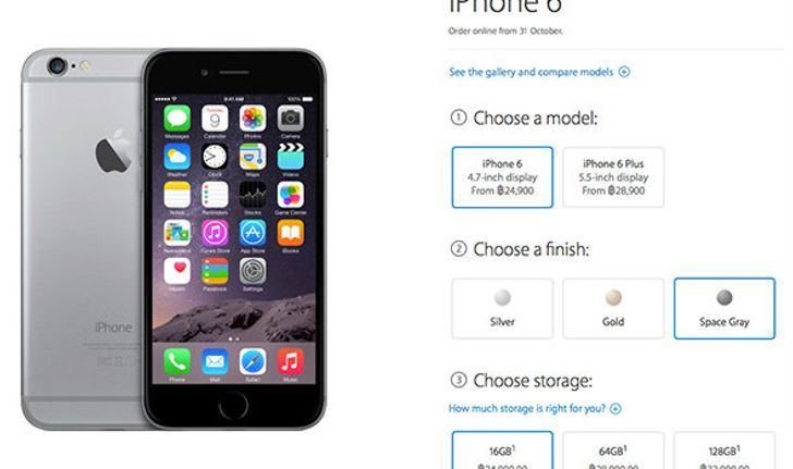 อัพเดทราคา iPhone 6 และ 6 Plus จากทุกค่าย