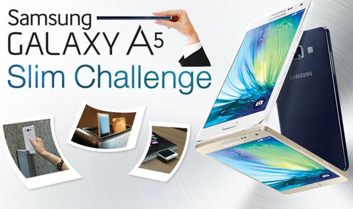 ลุ้นรับ Samsung Galaxy A5 ไปใช้แบบฟรีๆ กับ GALAXY A5 Slim Challenge