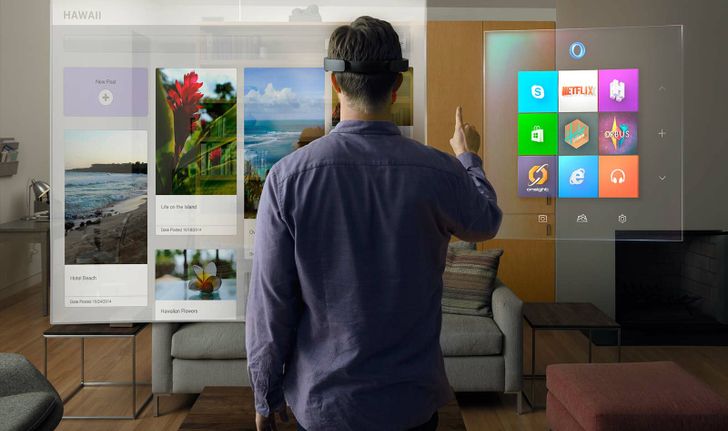 ล้ำยุคไปอีกก้าว ไมโครซอฟท์เปิดตัว HoloLens แว่นโฮโลสโคปสุดไฮเทค